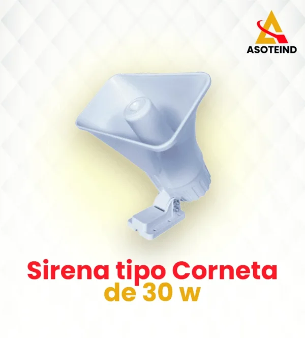 SIRENA TIPO CORNETA 30 W