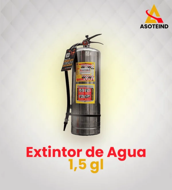 extintor de agua 1,25 gl