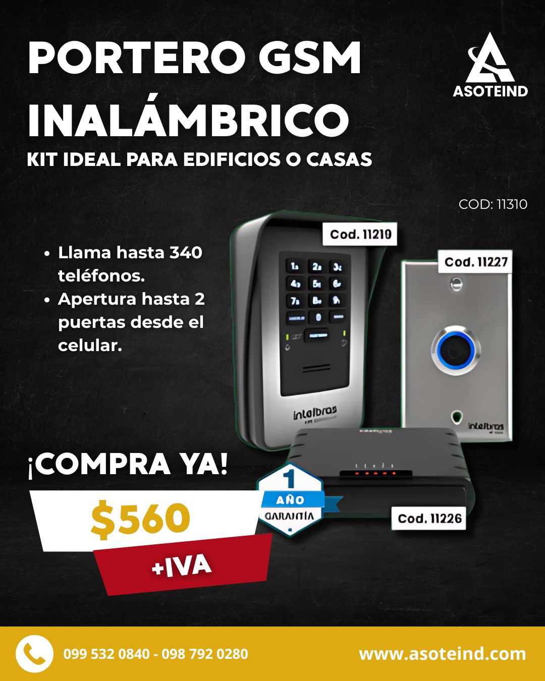 PORTEROS-INALAMBRICOS-SEGURIDAD-ELECTRONICA-ECUADOR-QUITO-GUAYAQUIL